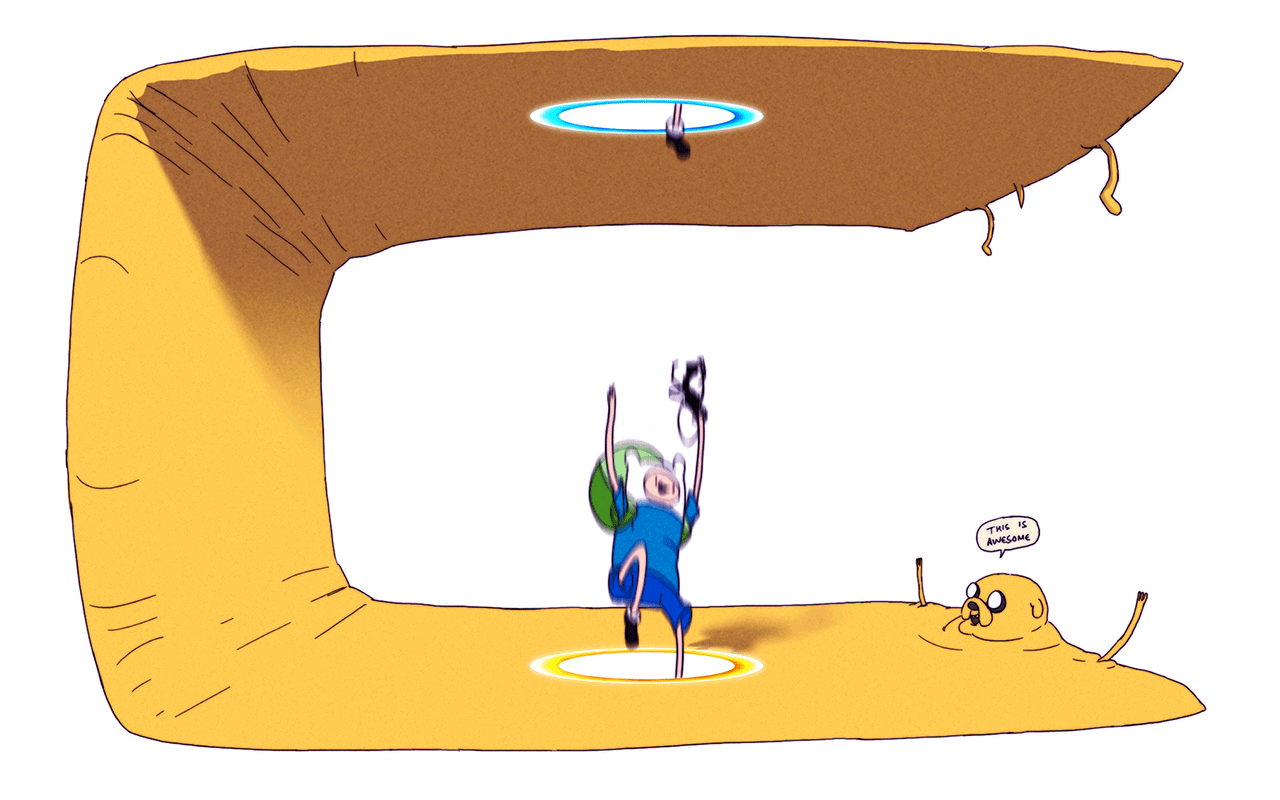 Things We Re Diggin Portal X Adventure Time Fan Art Bifuteki