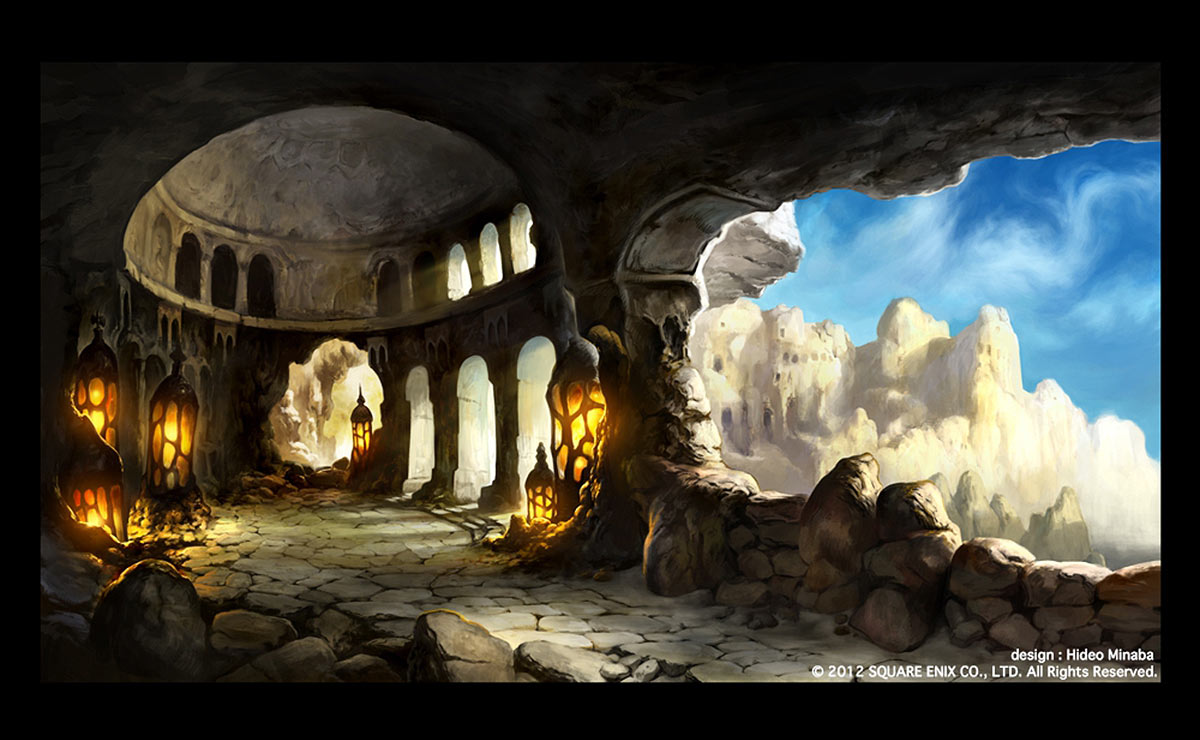 Background Art Concept From The Video Game Bravely Default