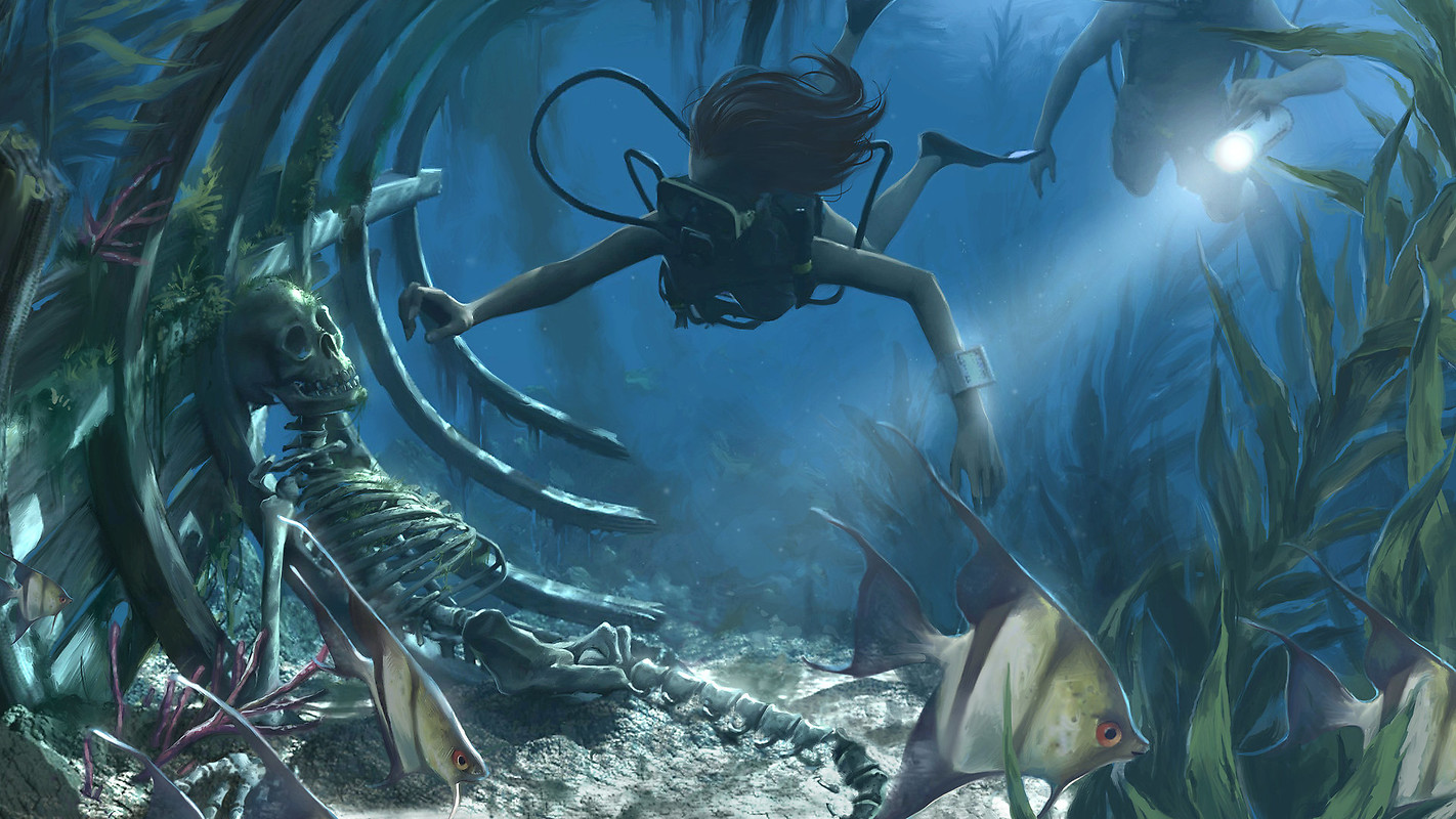 Deep Sea Diver Wallpaper
