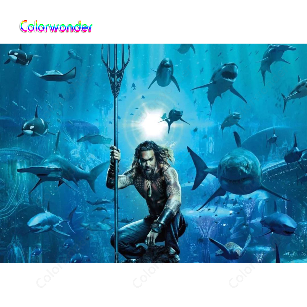 Colorwonder Aquaman Photo Background Vinyl Superhero