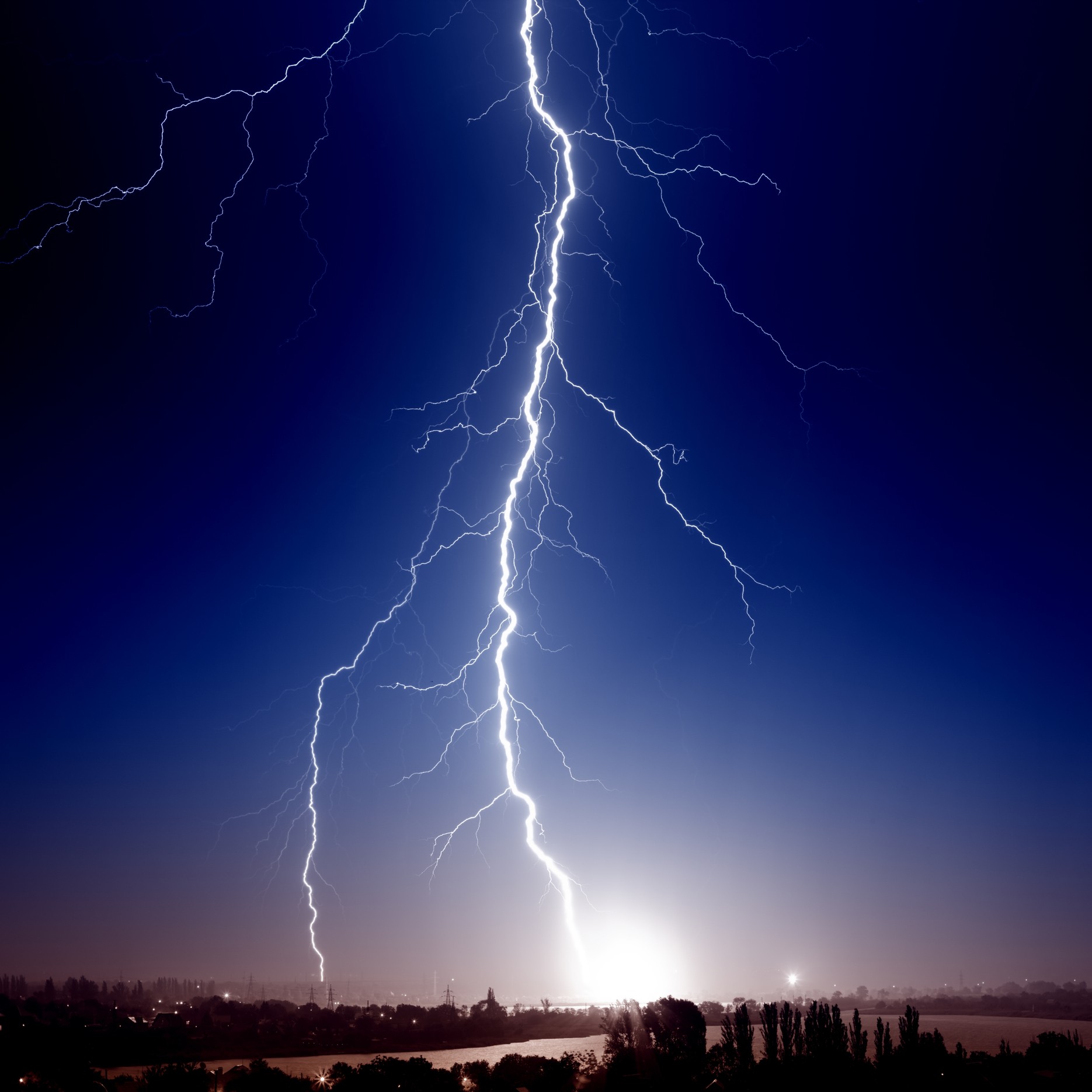 Lightning Strike Background Nature Gallery