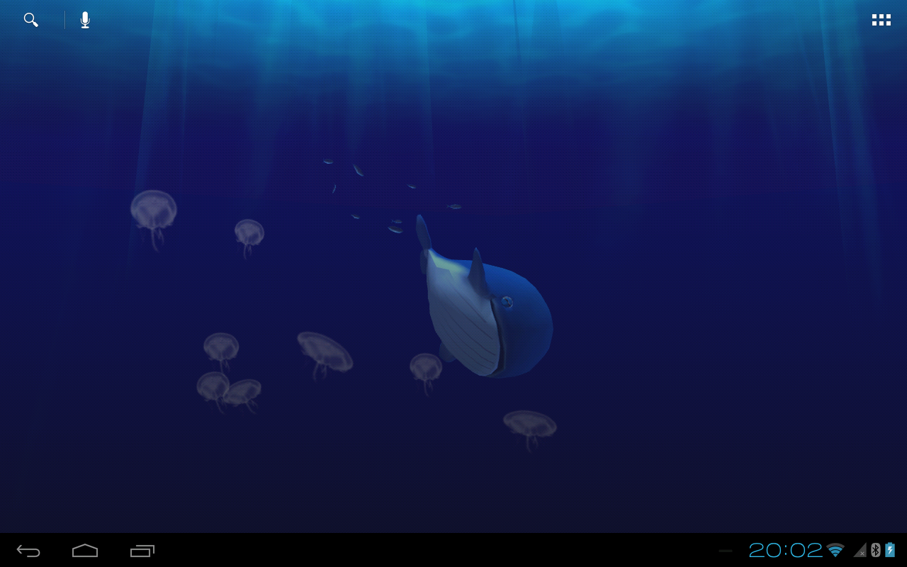 Little Whale 3d Wallpaper Screenshot