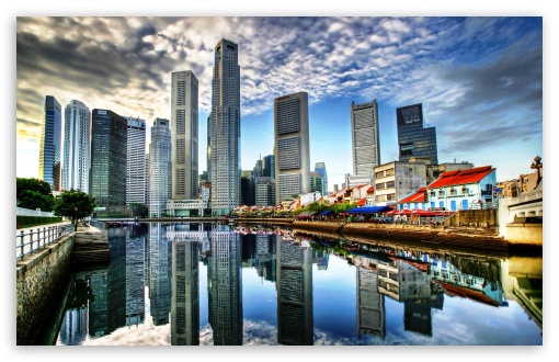 Singapore City HD Wallpaper For Wide Widescreen Whxga Wqxga