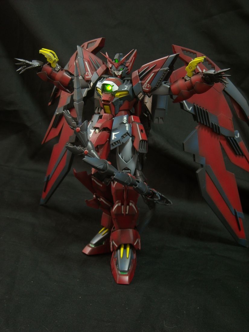 Mg Gundam Epyon Improved Painted Build Weathered W Leds
