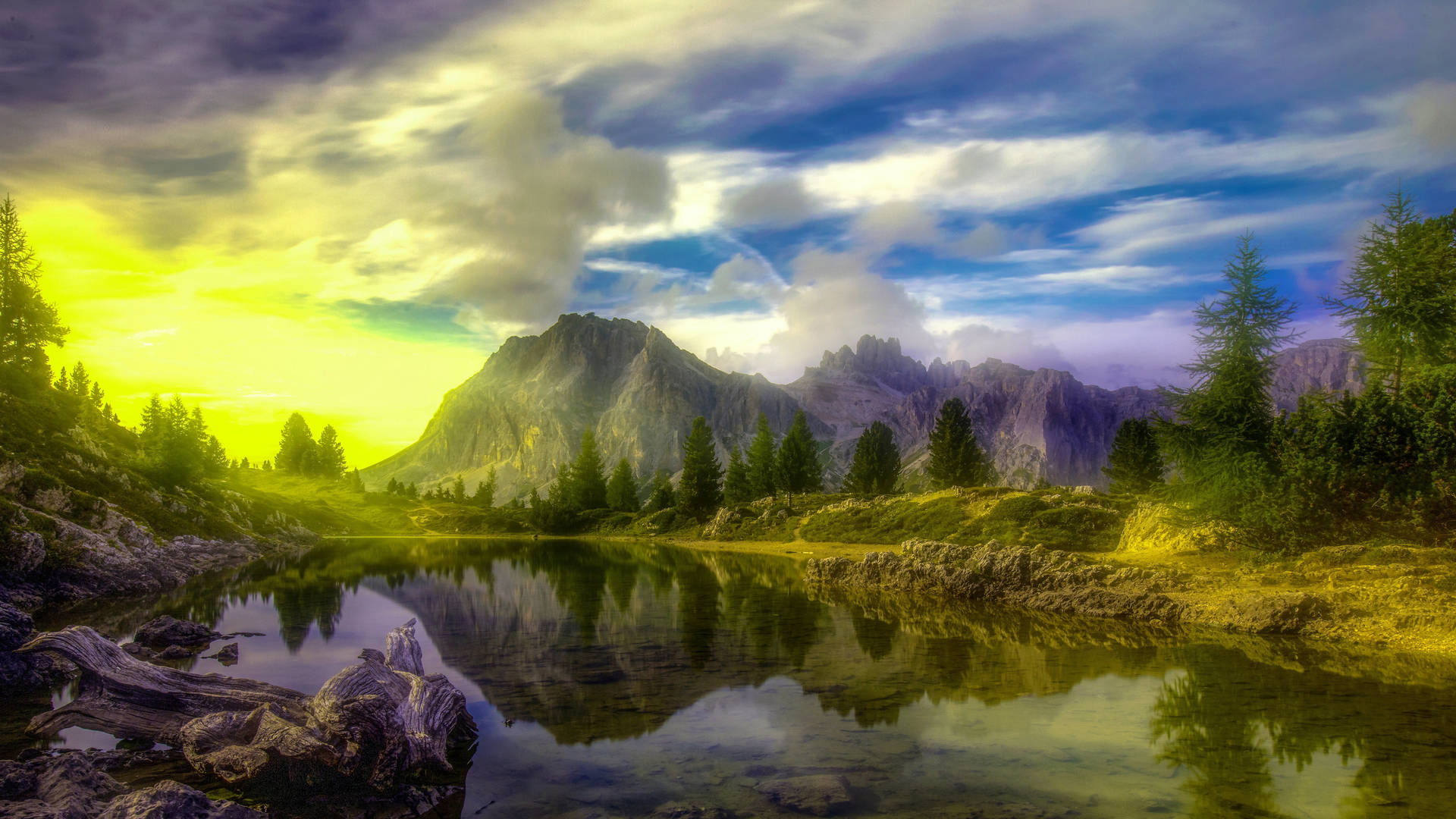 Nature Dolomites Wallpaper