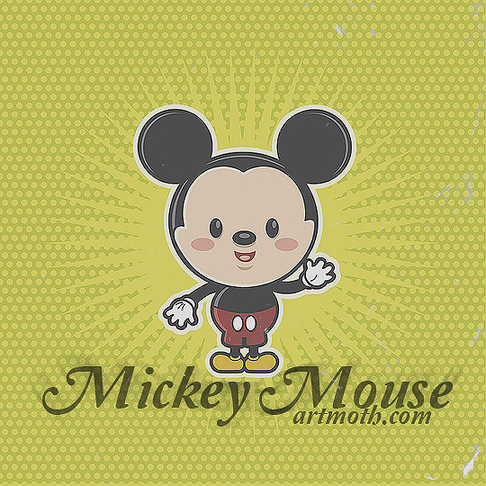 Mickey Mouse Kawaii iPhones