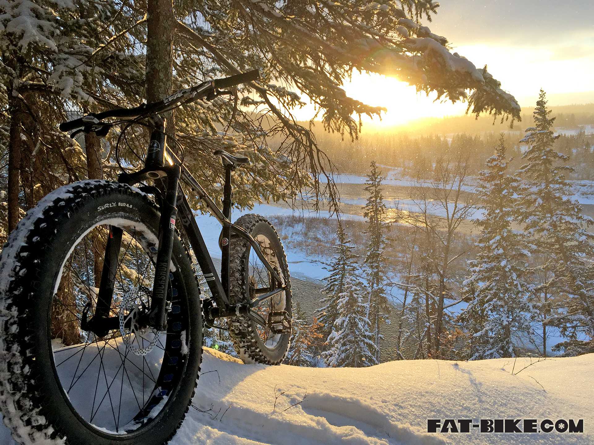 Wallpaper Wednesday Fresh Snow In Red Deer Alberta Fat Bike