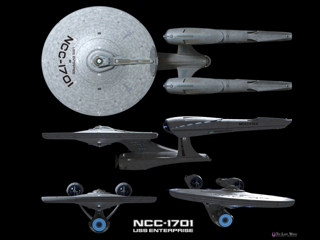 Star Trek 3d Model Uss Enterprise Ncc1701