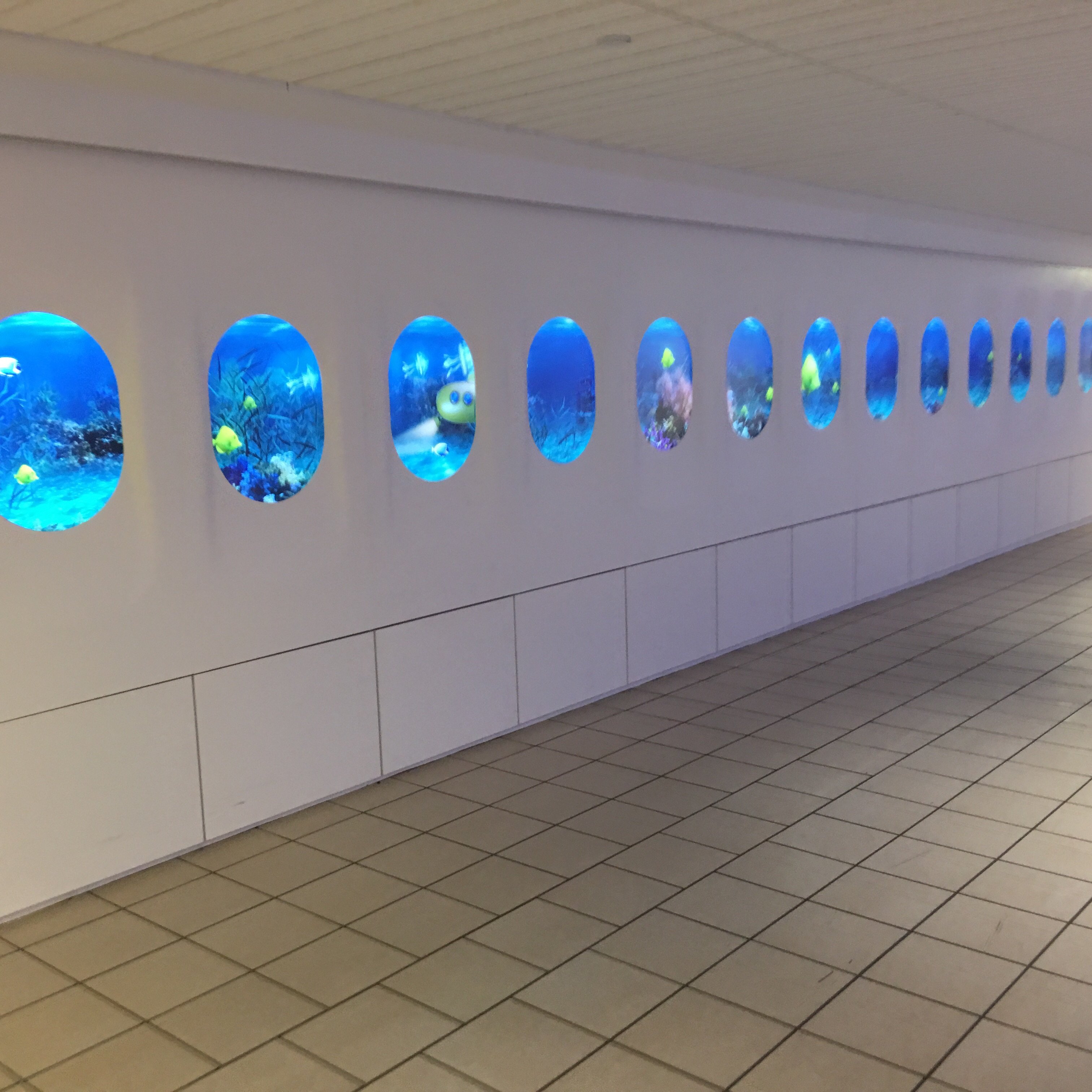 My Local Airport Added A New Display To Mimic The Inside Of