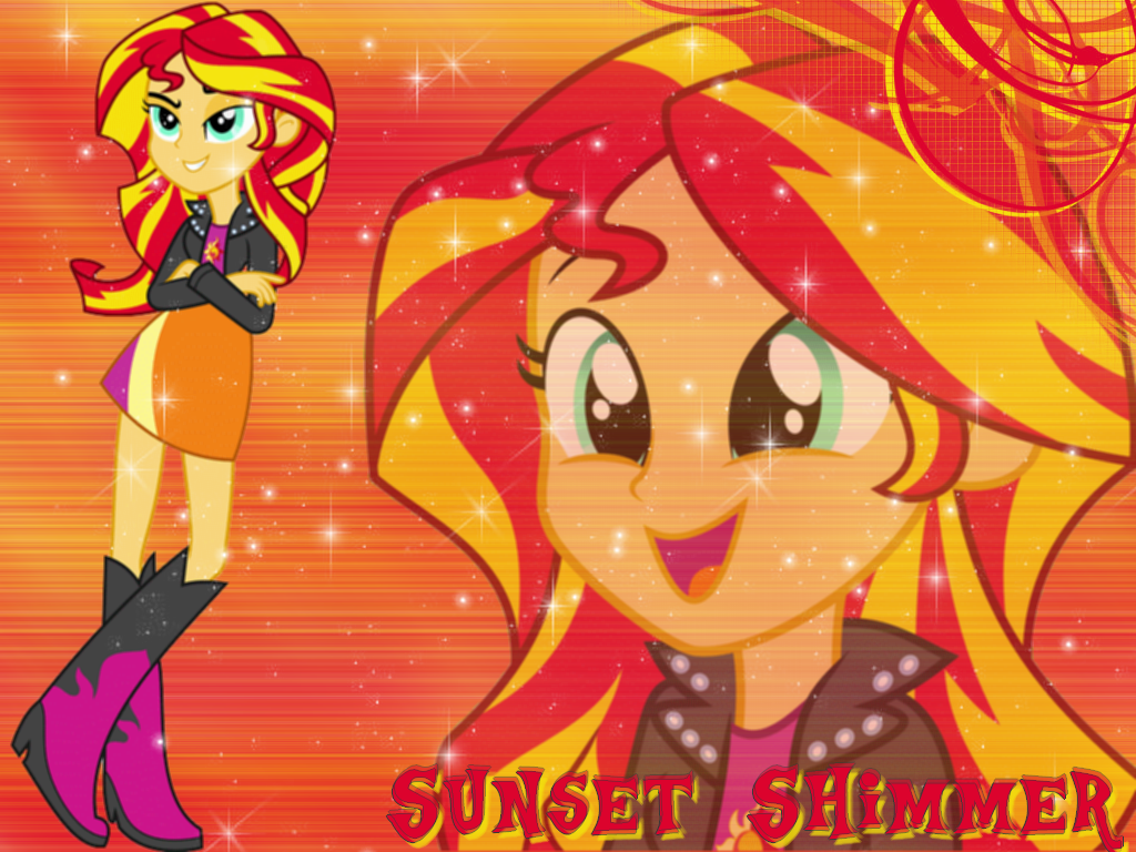 Equestria Girls Sunset Shimmer Wallpaper By Natoumjsonic