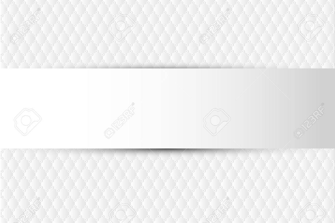 Background Of Clean And Clear White Simple Pattern Hexagon Shape