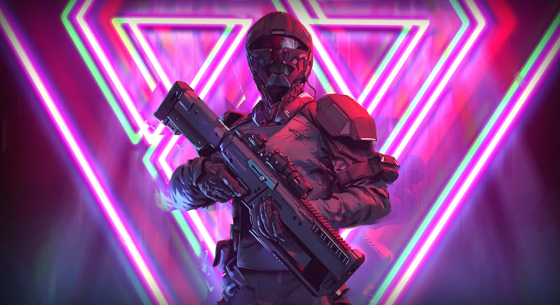 Neon Gaming Wallpaper