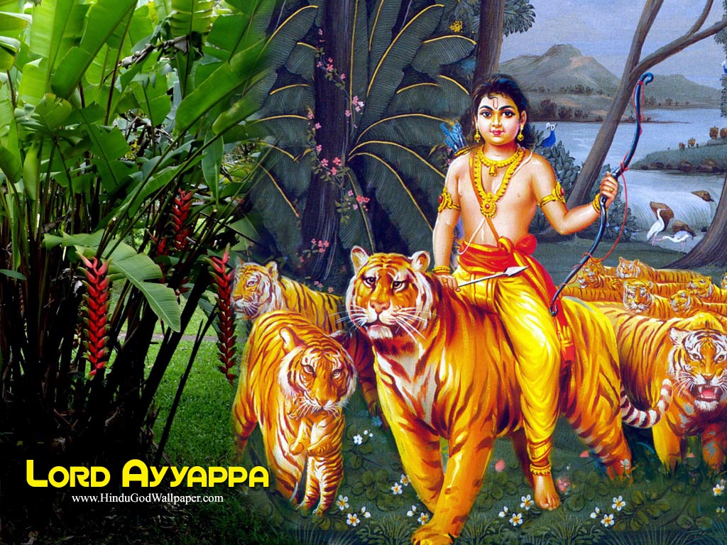 Lord Ayyappa Hindu God Wallpaper