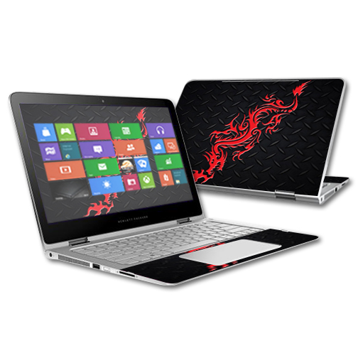 Skin Decal Wrap For Hp Spectre X360 In Skins Red Dragon