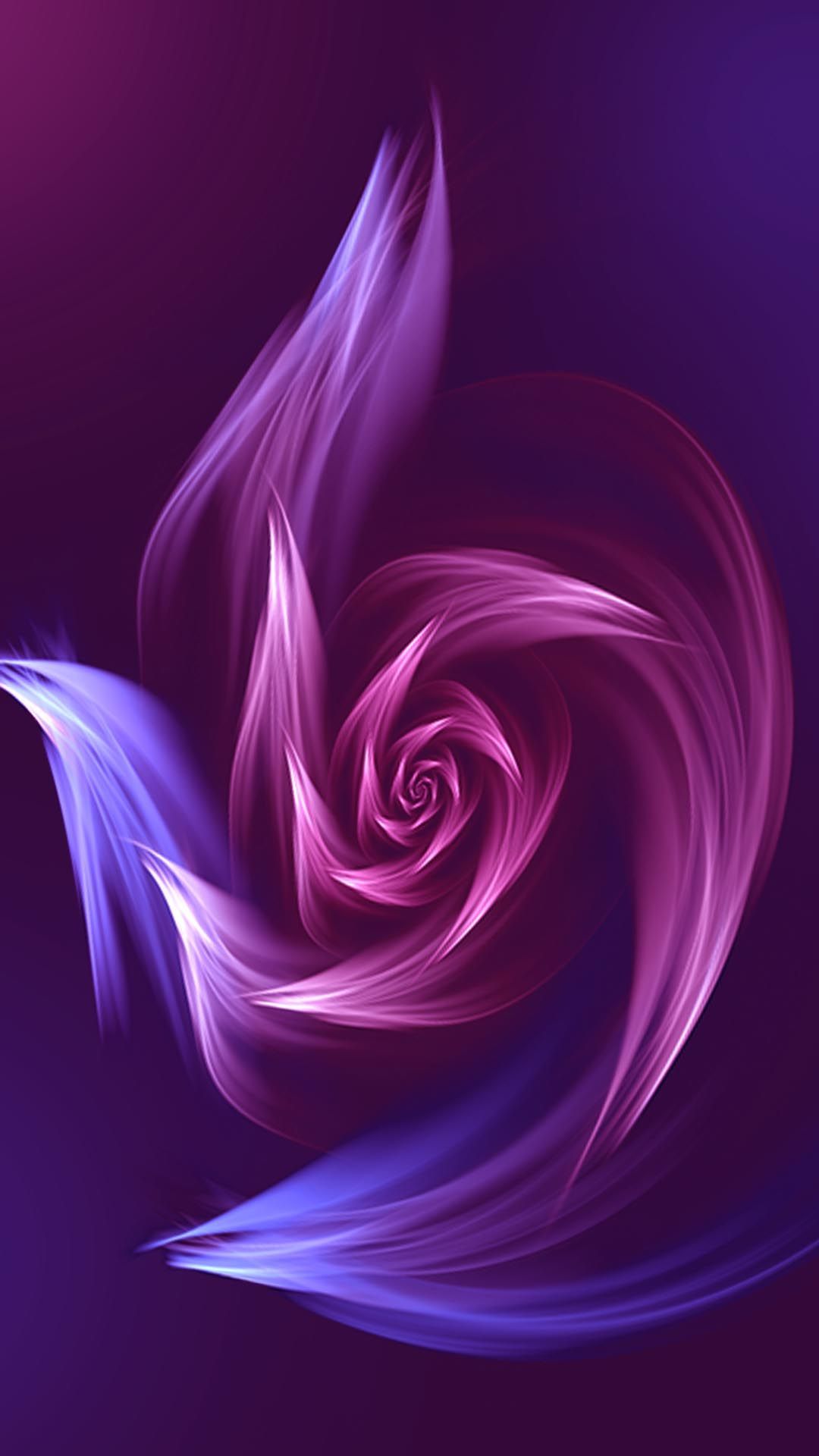 Indigo Abstract Wallpaper By Hanafrufru
