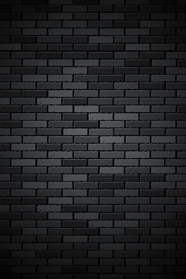 On This Is The Extra Cool Black Brick Wall Design Wallpaper Background