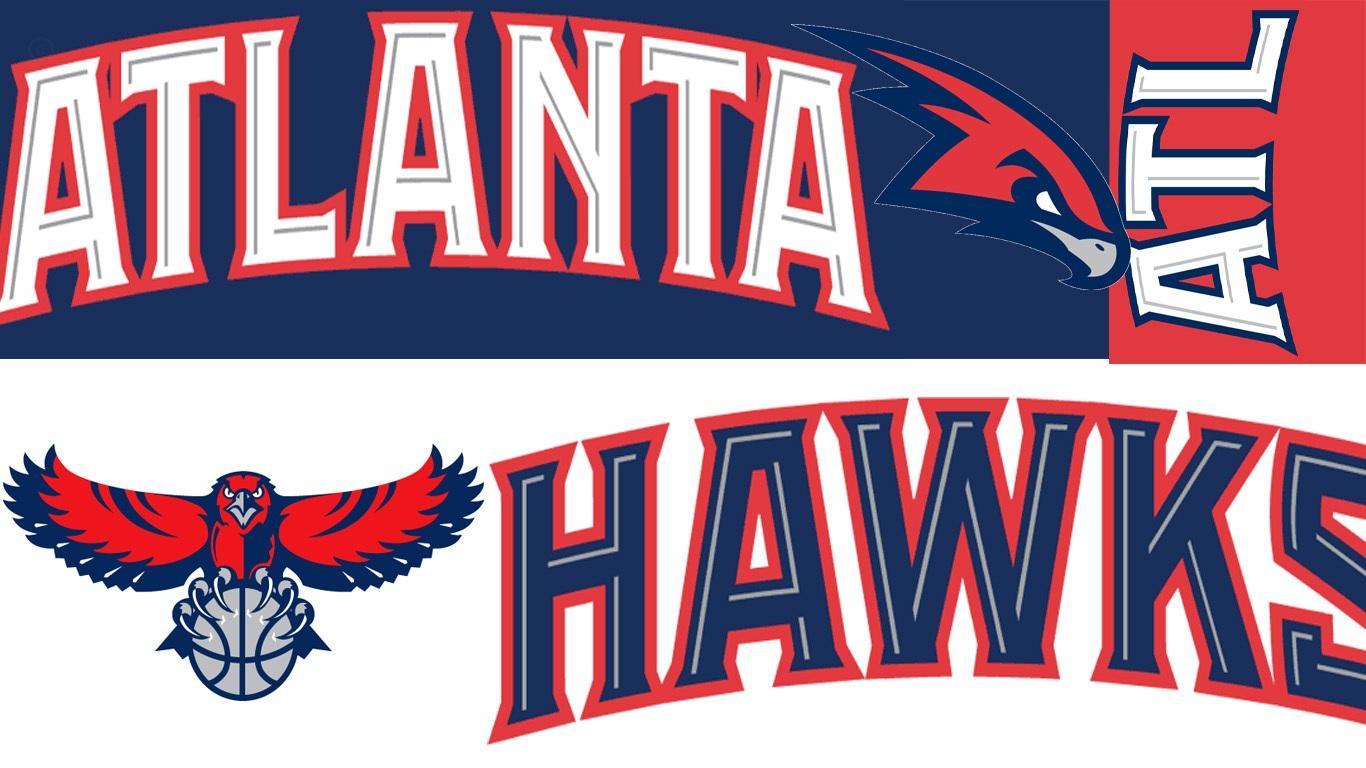 Atlanta Hawks Eastern Conference Nba Team Hintergrundbilder Foto Von