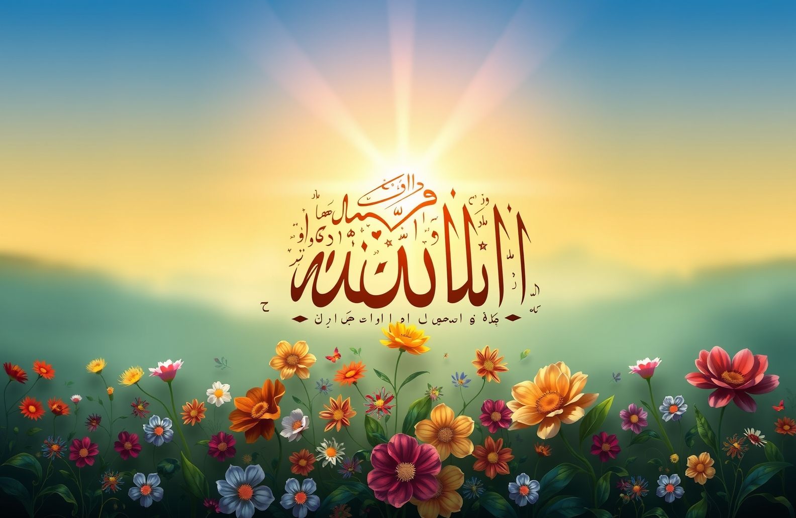 Beautiful Allah Names Wallpaper