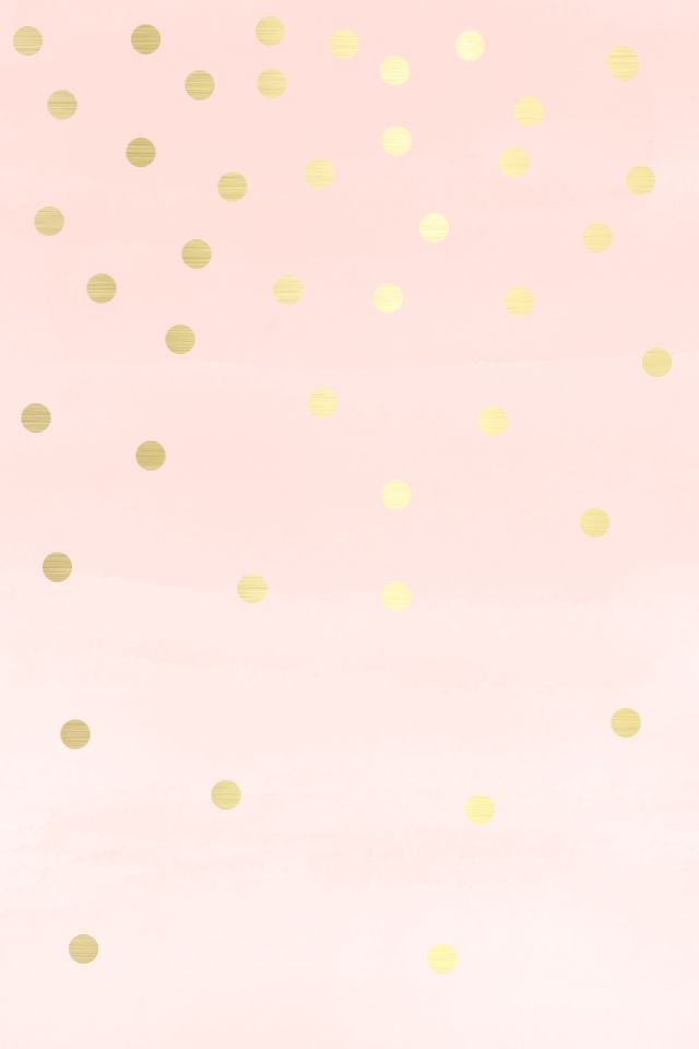 Free Pink Gold Spots Dots Iphone Wallpaper Phone Background Lock Screen 640x960 For Your Desktop Mobile Tablet Explore 48 Polka Dot - Rose Gold Polka Dot Wallpaper 4k For Pc