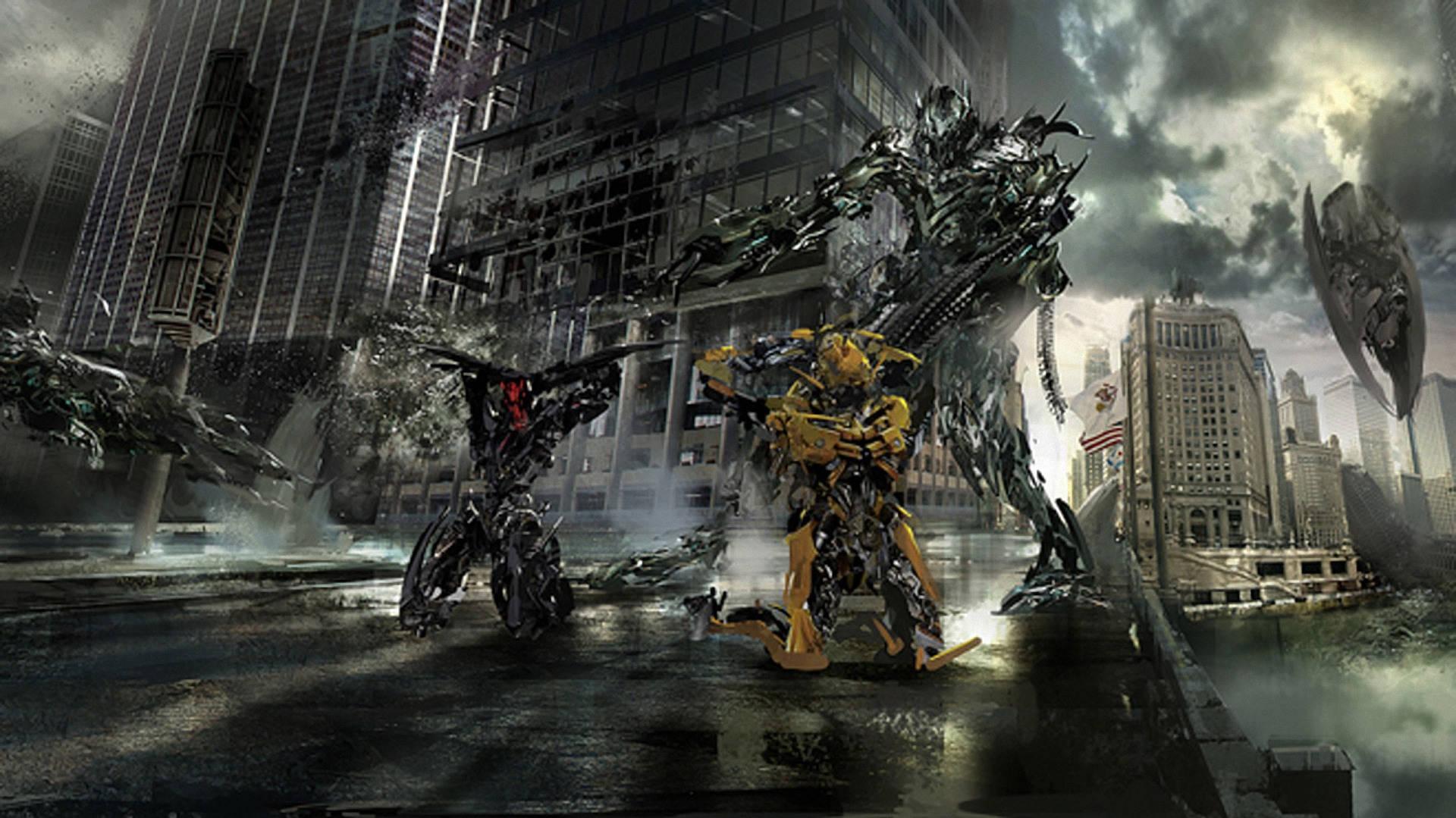 Download Transformers Megatron And Bumblebee Wallpaper