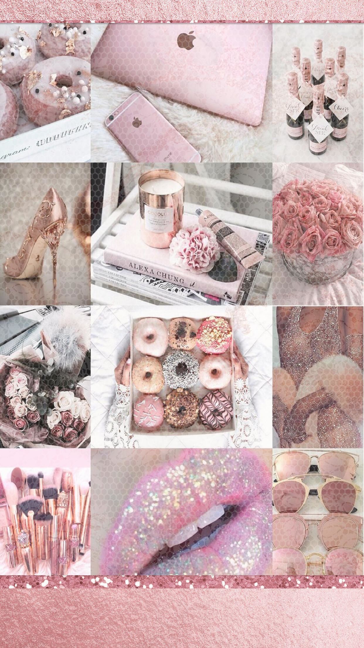 Girly Pink Wallpaper