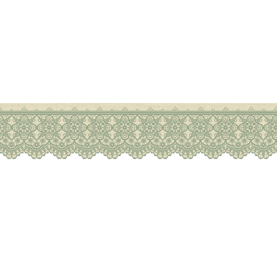 Romantic Lace Die Cut Unpasted Wallpaper Border At Lowes