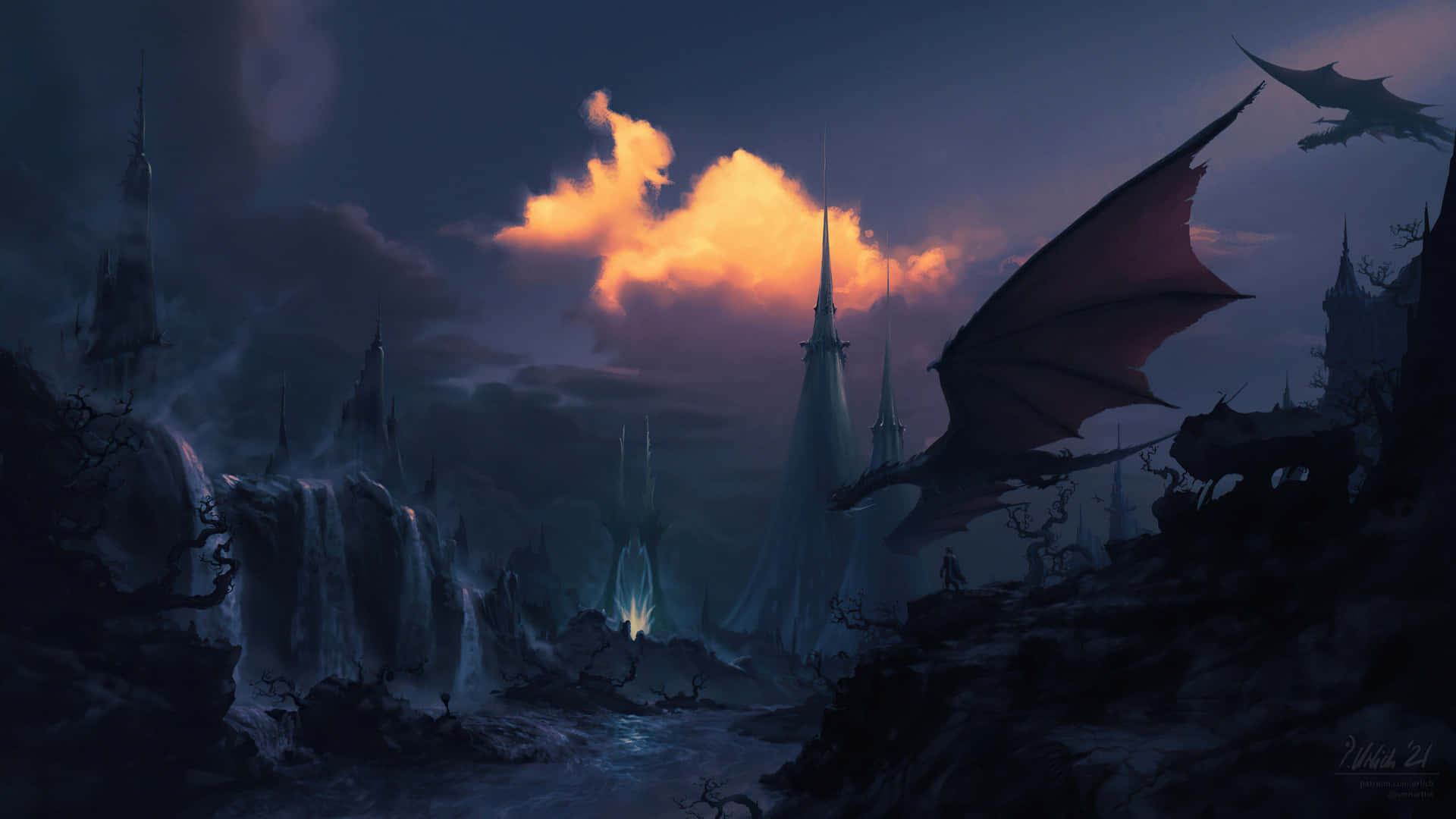Epic Dragon 4k Wallpaper
