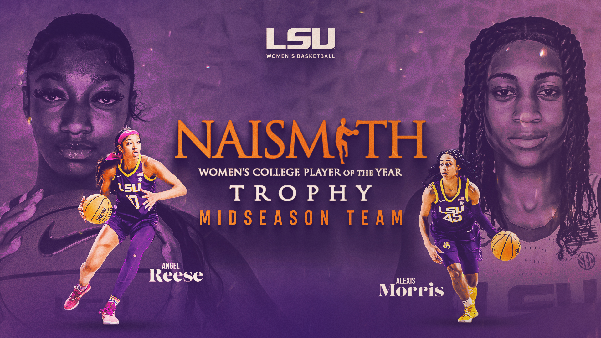Morris And Reese Named On Naismith Player Of The Year Midseason