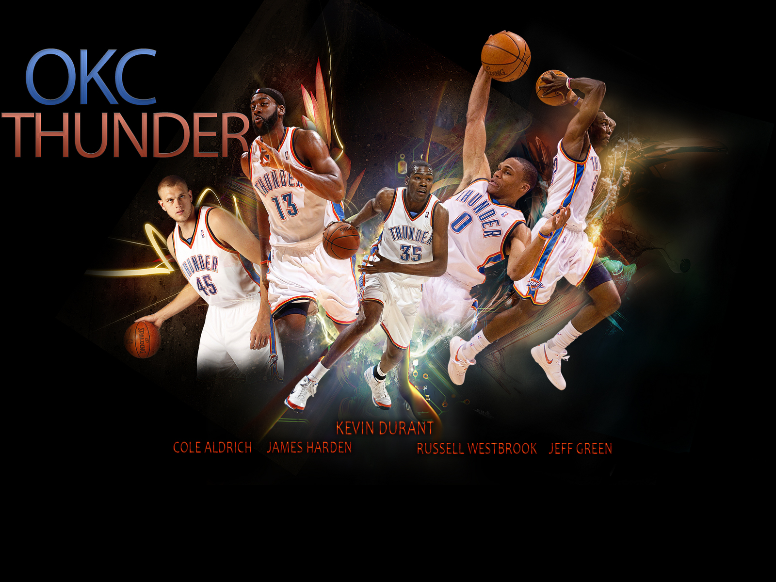 OKC Thunder Wallpapers Oklahoma City Thunder Wallpaper