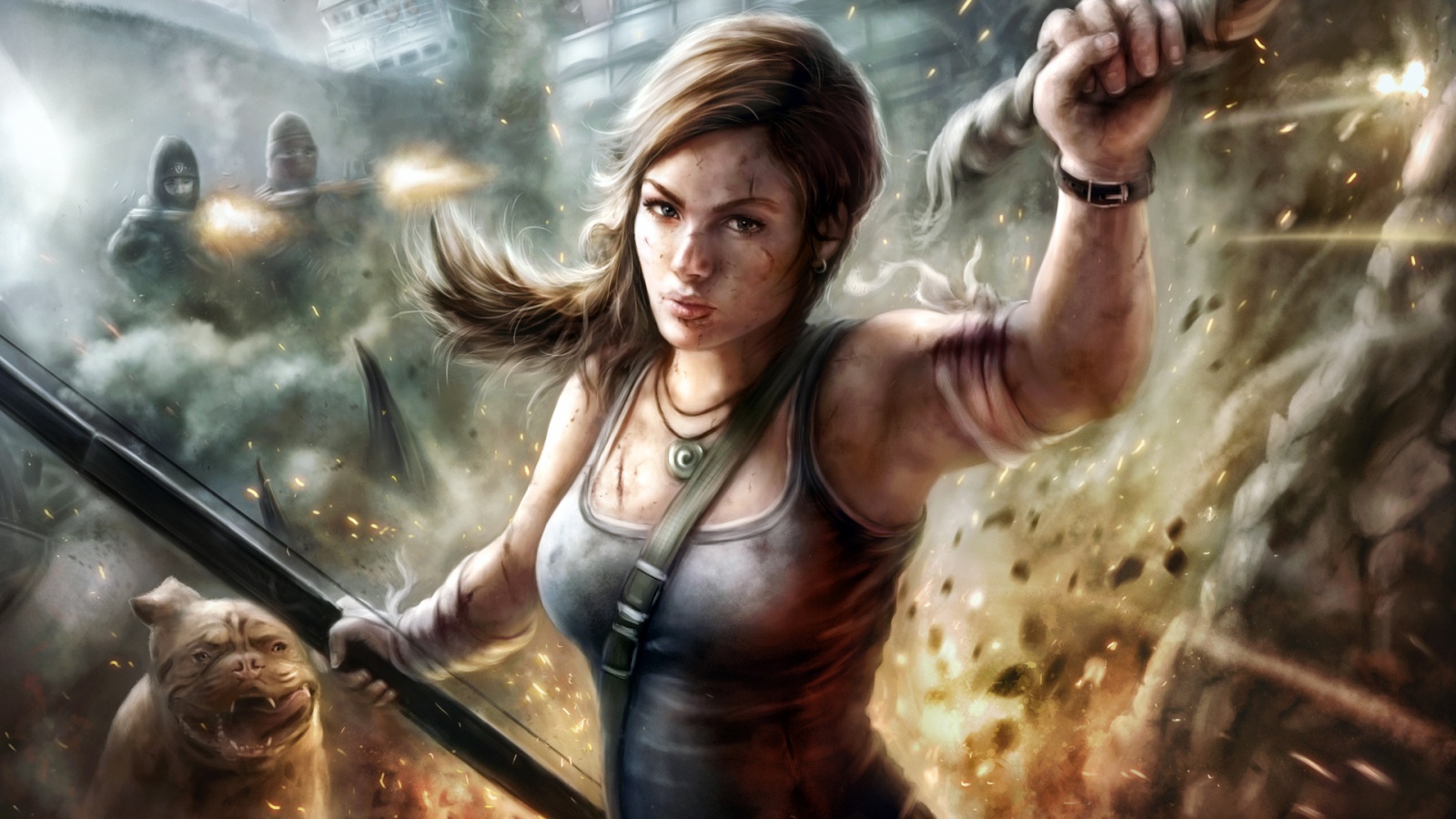 Lady Lara Croft Wallpaper HD