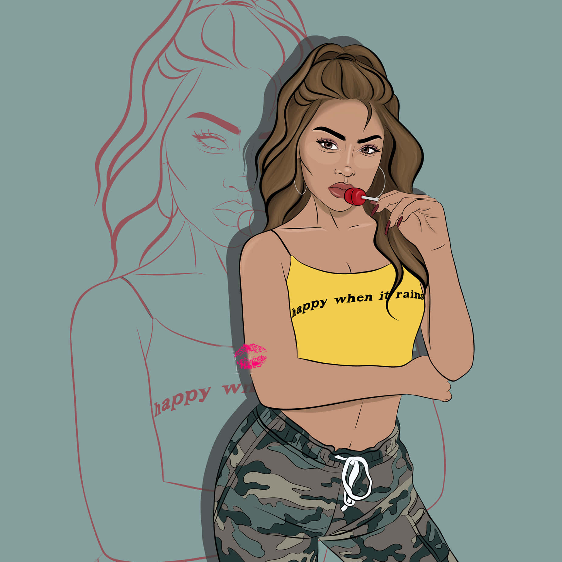 Baddie Girl Wallpaper