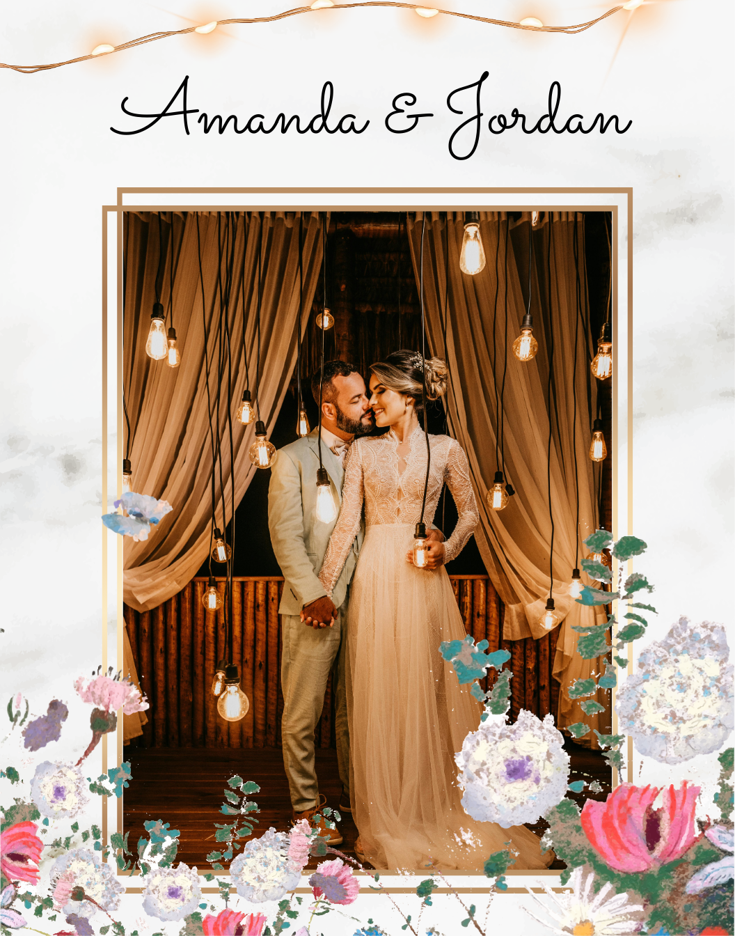 Wedding Frame Templates Examples Wallpaper