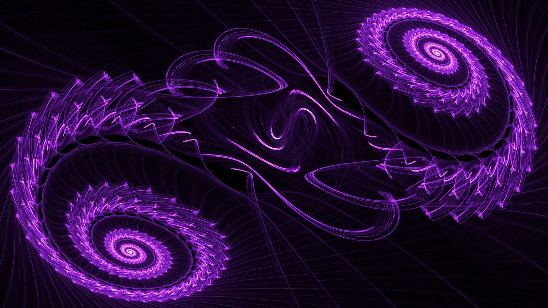 Purple Swirls Abstract HD Wallpaper
