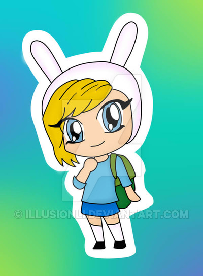 Fionna The Human Chibi by IllusionLi on