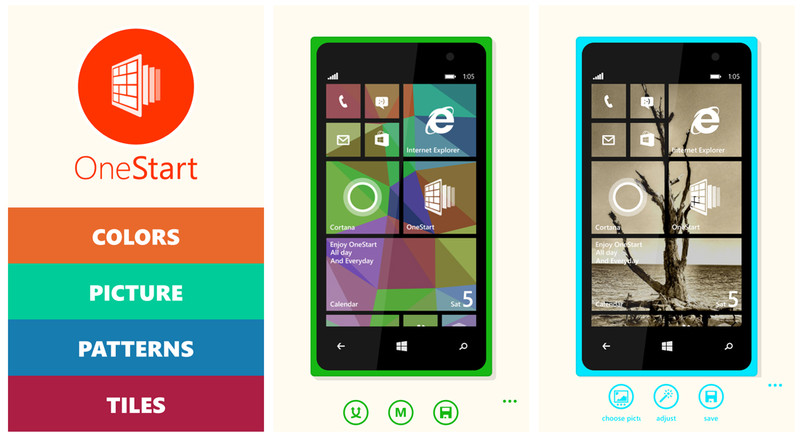 Your Windows Phone Start Screen With Onestart Central