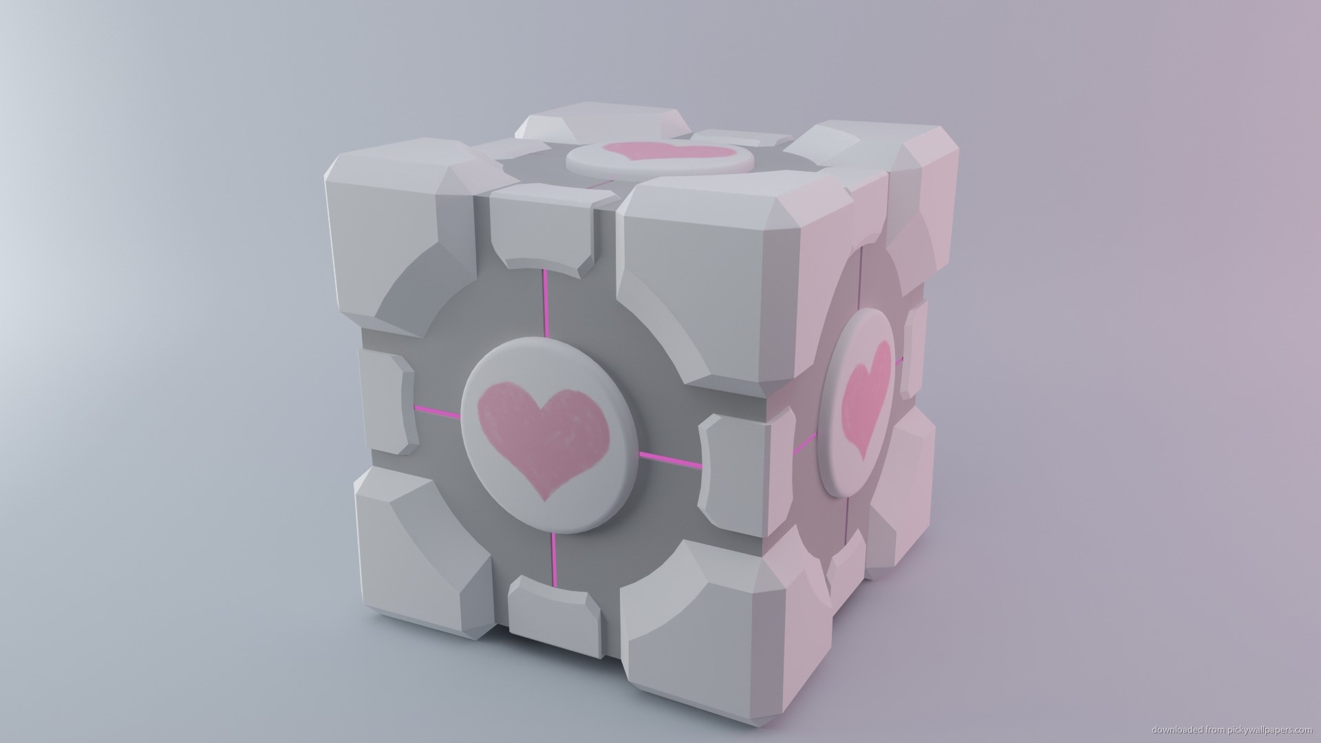 Companion Cube Iphone Wallpaper Companion cube