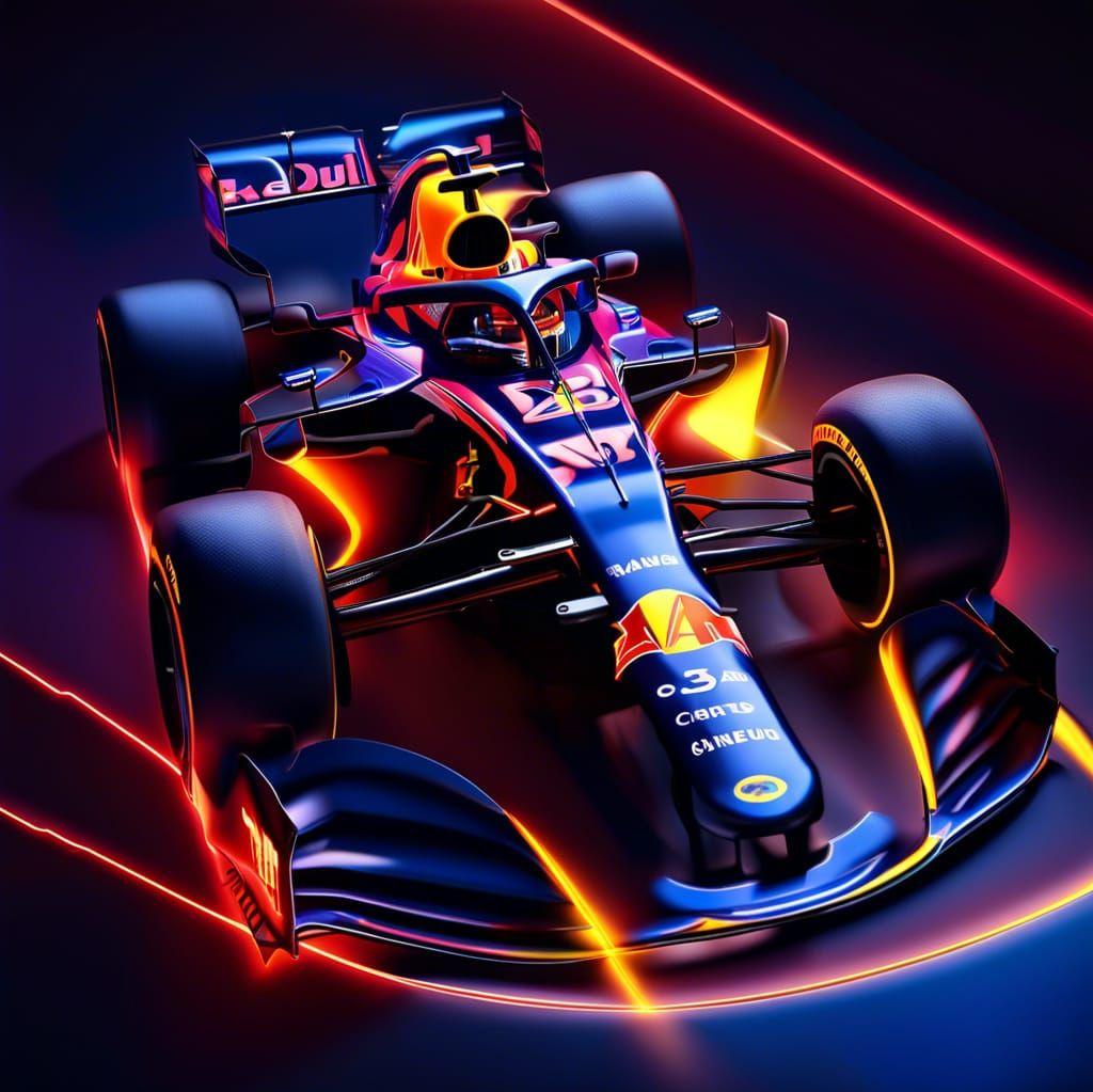  Red Bull RB19 F1 car AI Generated Artwork NightCafe Creator