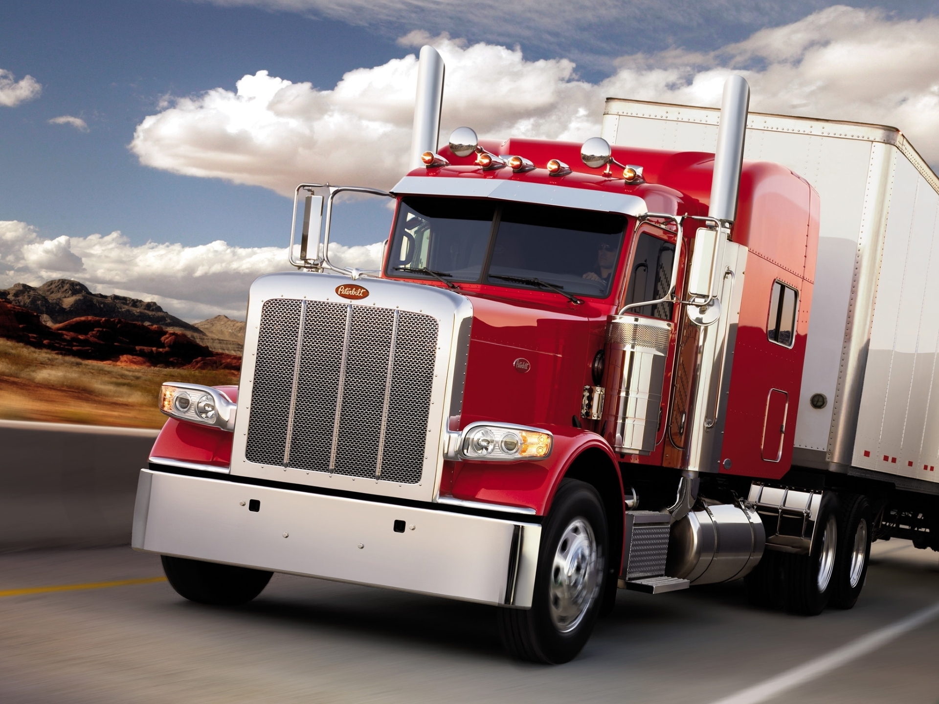 Peterbilt Cargo Truck Wallpaper And Image Pictures