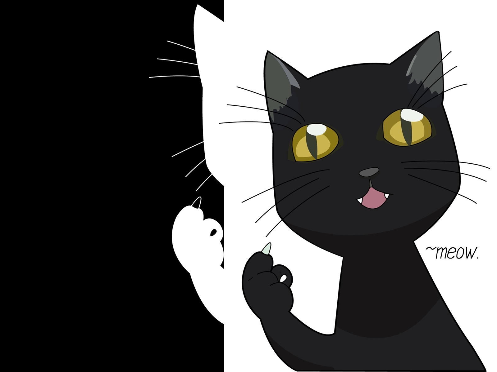 Yoruichi Bleach Cat HD Wallpaper Background