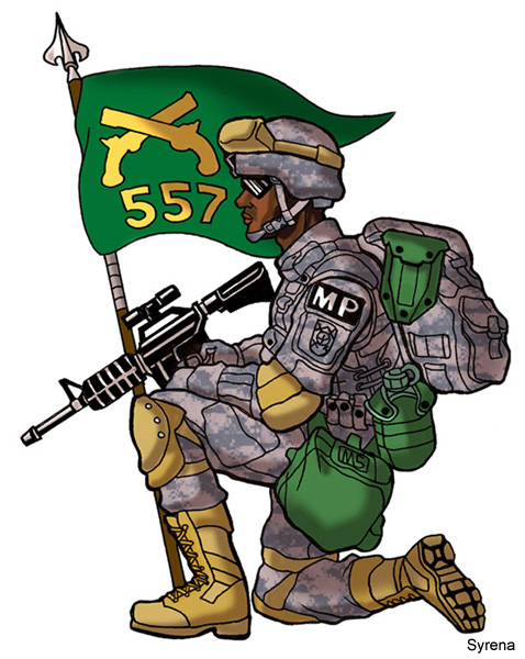 Military Police Mascot US Army by SlayerSyrena on