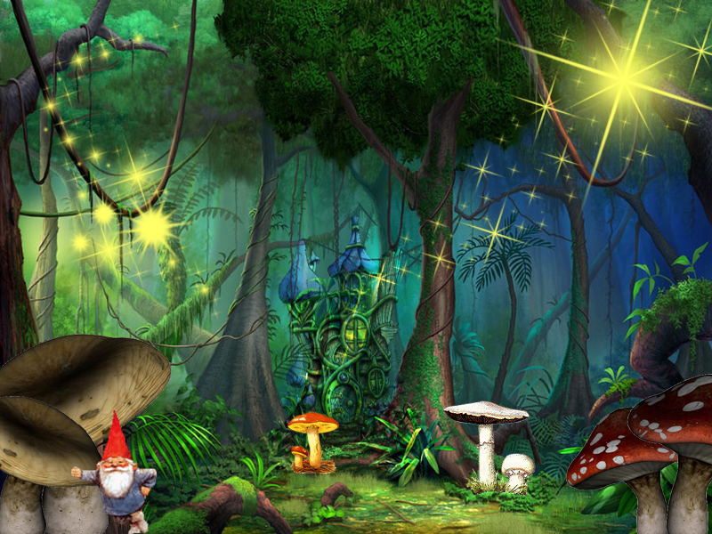 Pin Magic Forest Fairy Desktop Wallpaper HD