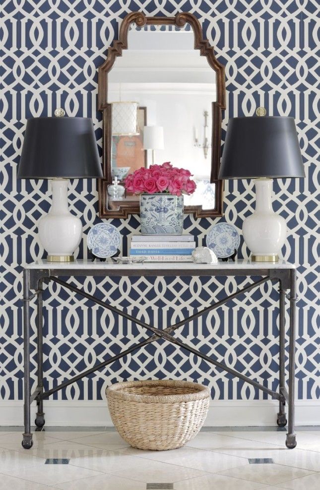 Imperial Trellis Wallpaper by Schumacher The Well Appointed House