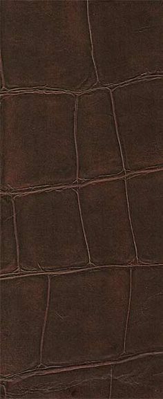 Ieab Vp423 Faux Croc Leather Wallpaper Brown More