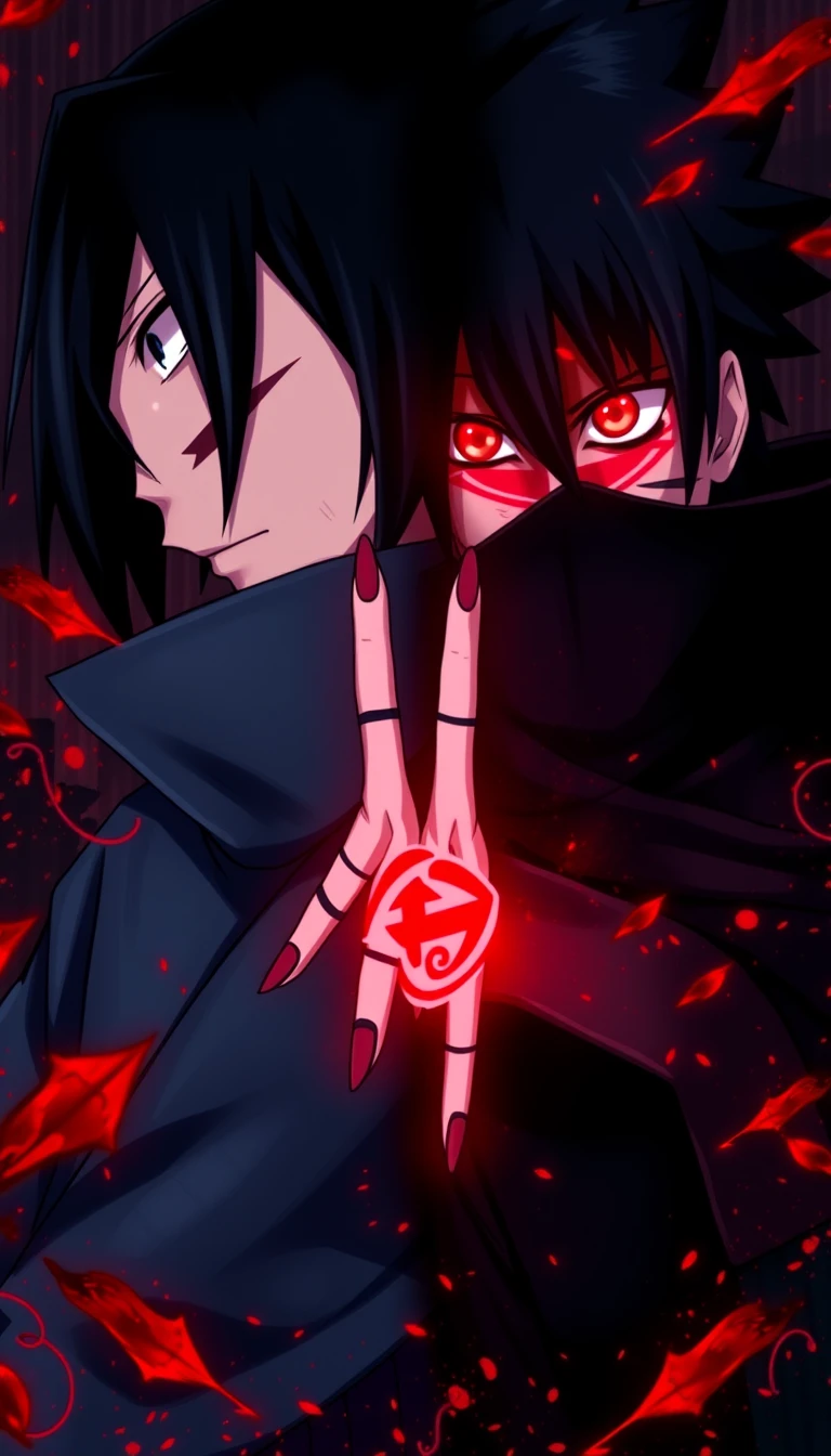 Itachi Sasuke Phone Wallpaper