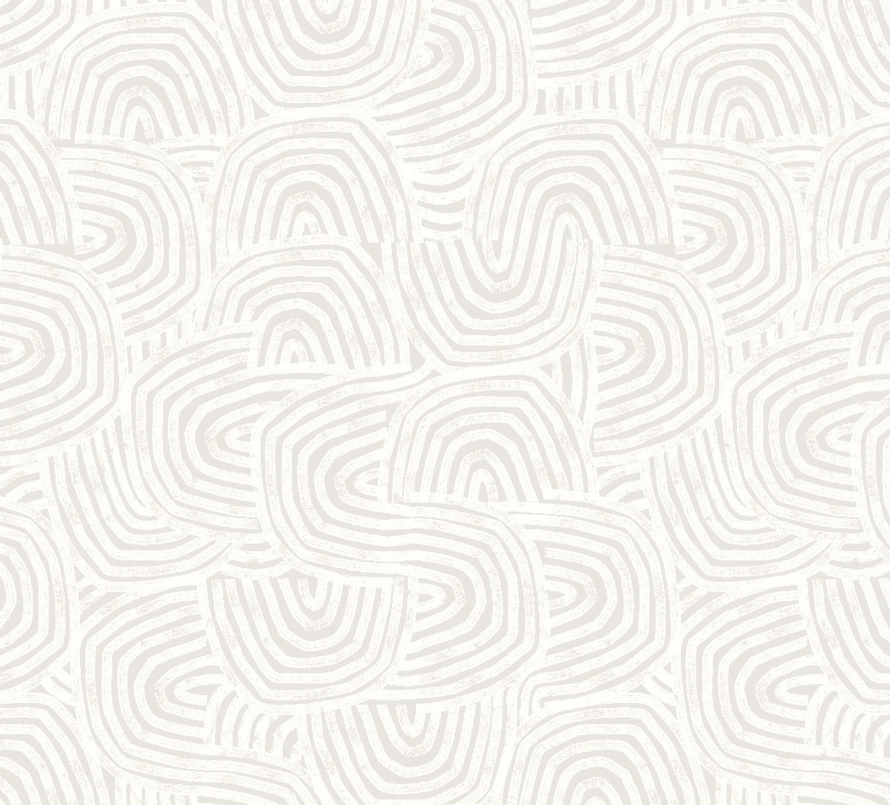 Geometric Abstract Hand Drawn Effect Dove Grey Wallpaper
