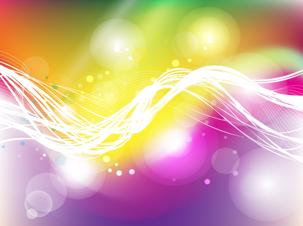 Rainbow Background Swirls HD Wallpaper