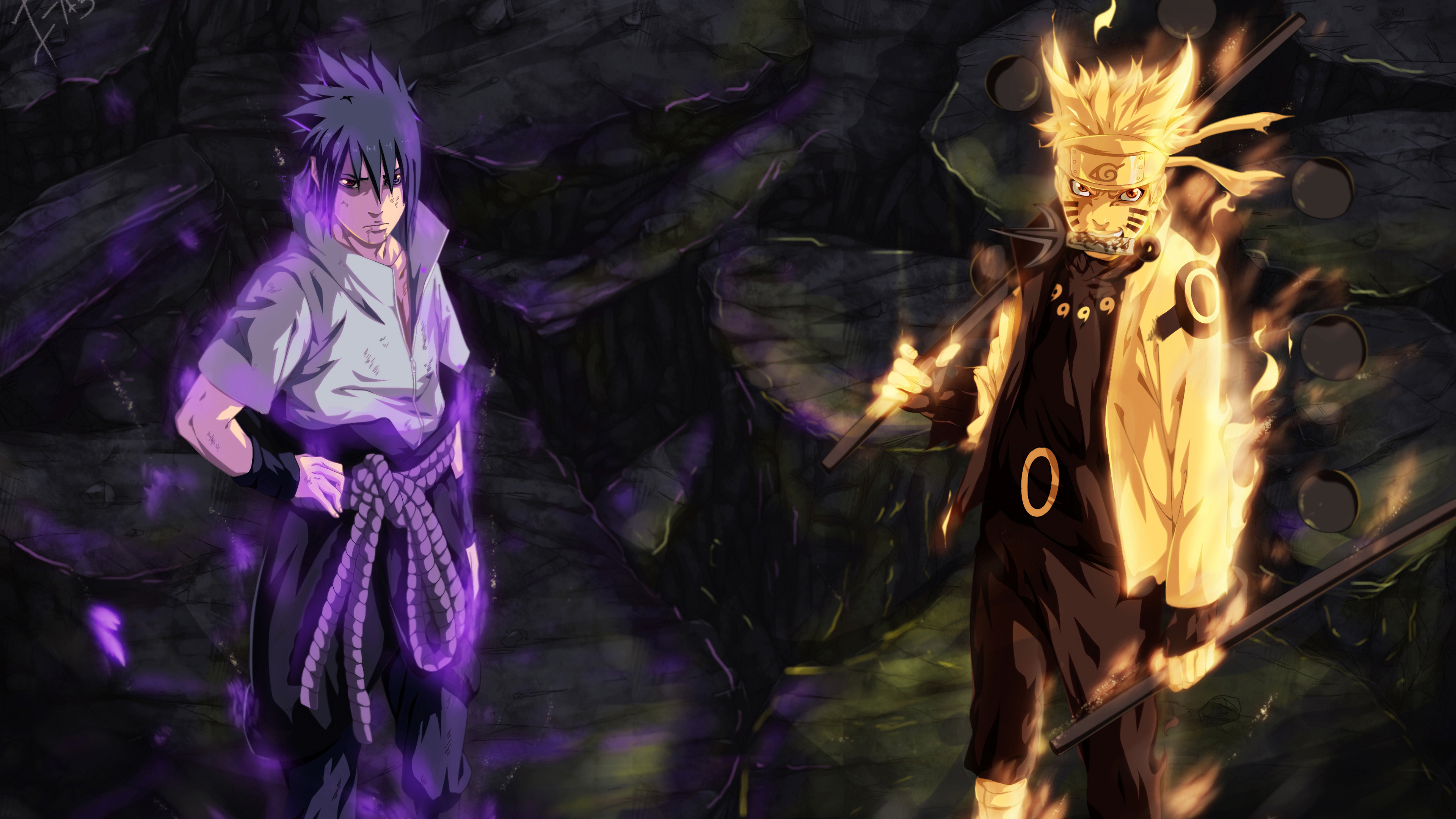 Sasuke Naruto Wallpaper 4k Image