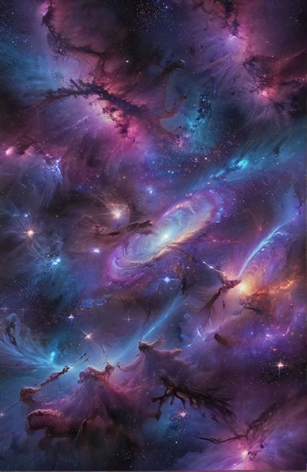 Trippy Space Wallpaper