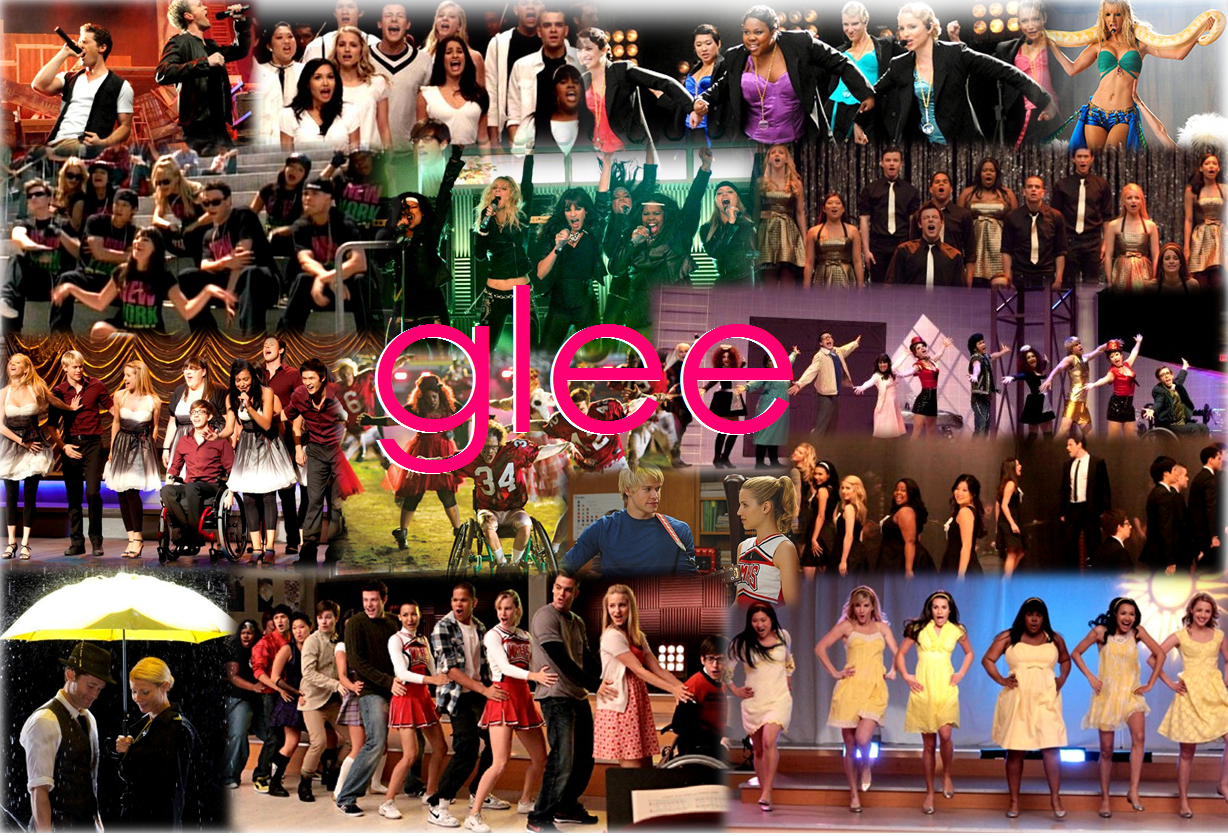 Glee Performances Wallpaper Png