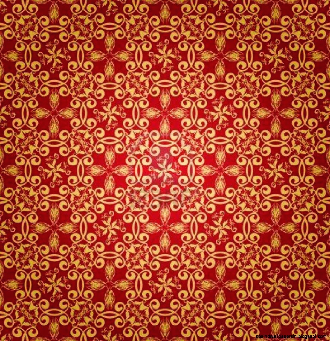 Red And Gold Background Wallpaper Design
